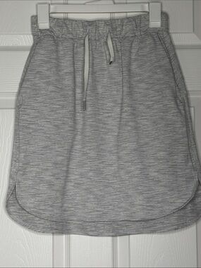 Lululemon On The Fly Skirt Woven — Wee Are From Space Nimbus Battleship Size 6